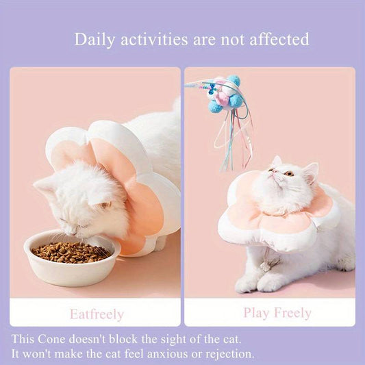 Flower Shape Recovery Pet Collar