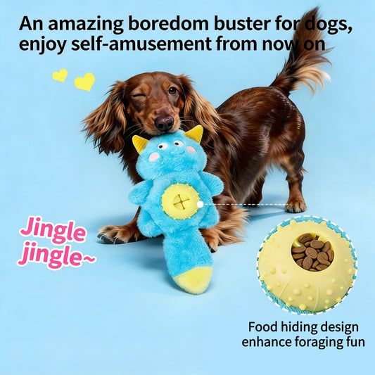 Treat-Hiding Squeaky Toy