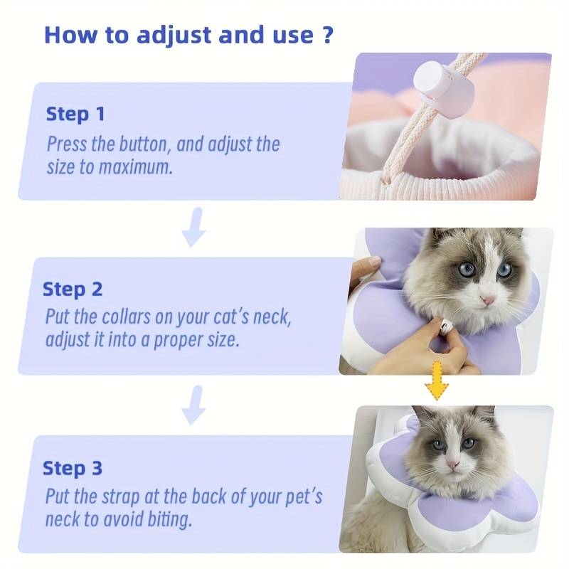 Flower Shape Recovery Pet Collar
