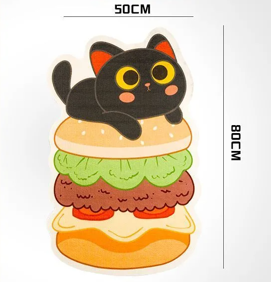 Cartoon Cat Scratching Board