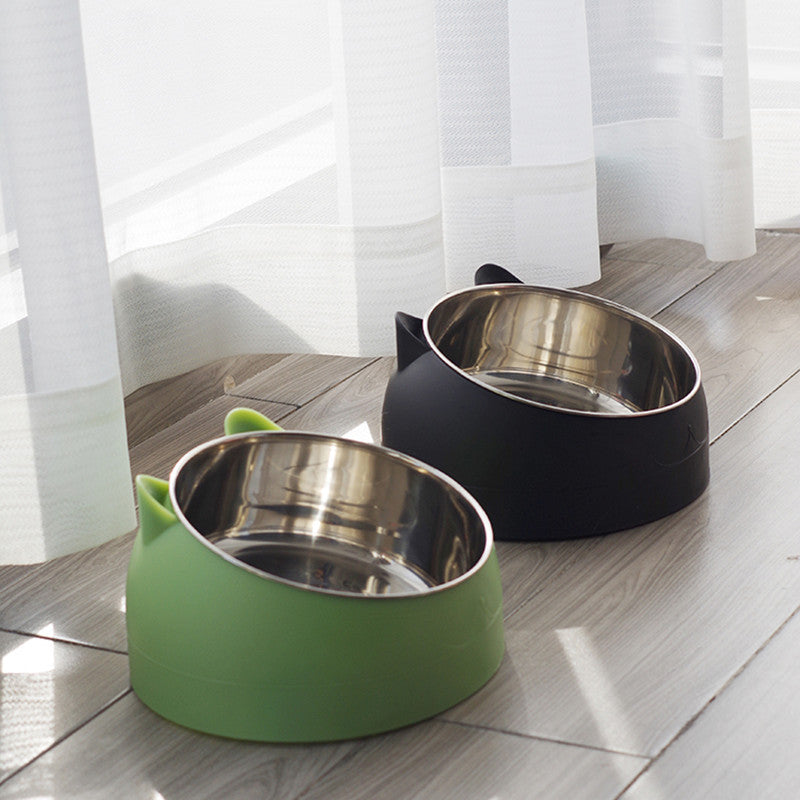 2 In 1 Stainless Steel Cat Bowl