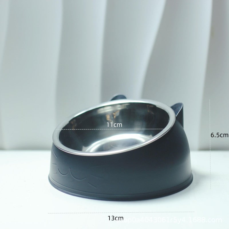 2 In 1 Stainless Steel Cat Bowl