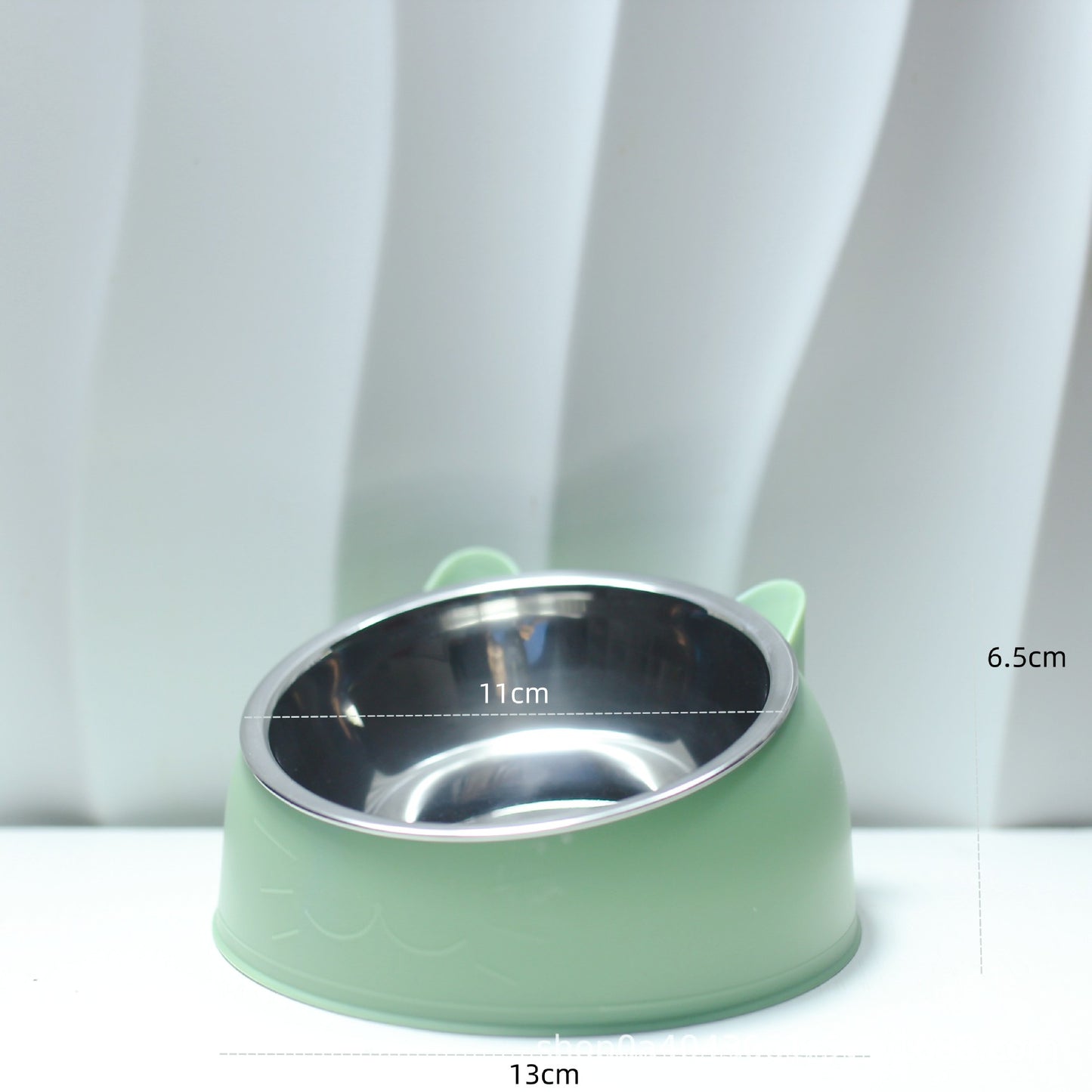 2 In 1 Stainless Steel Cat Bowl