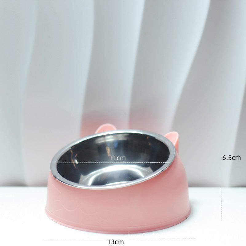 2 In 1 Stainless Steel Cat Bowl