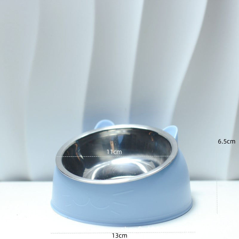 2 In 1 Stainless Steel Cat Bowl