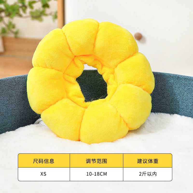 Adjustable Sunflower Recovery Collar