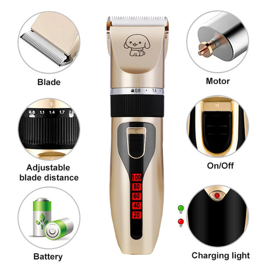 8-in-1 Pet Clipper Set