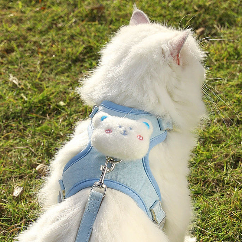 Floral Vest Harness & Leash