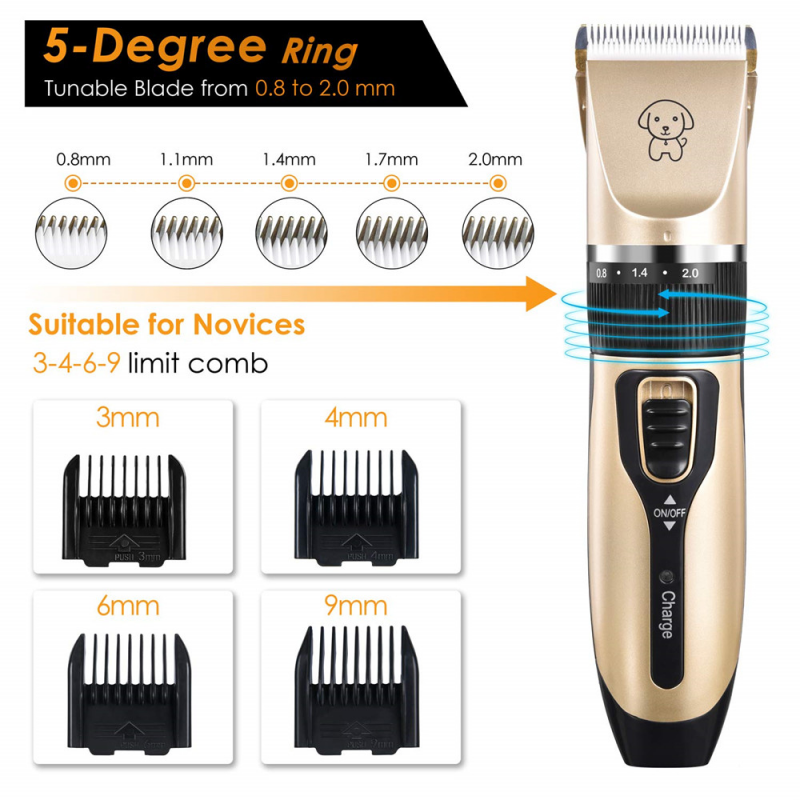 8-in-1 Pet Clipper Set