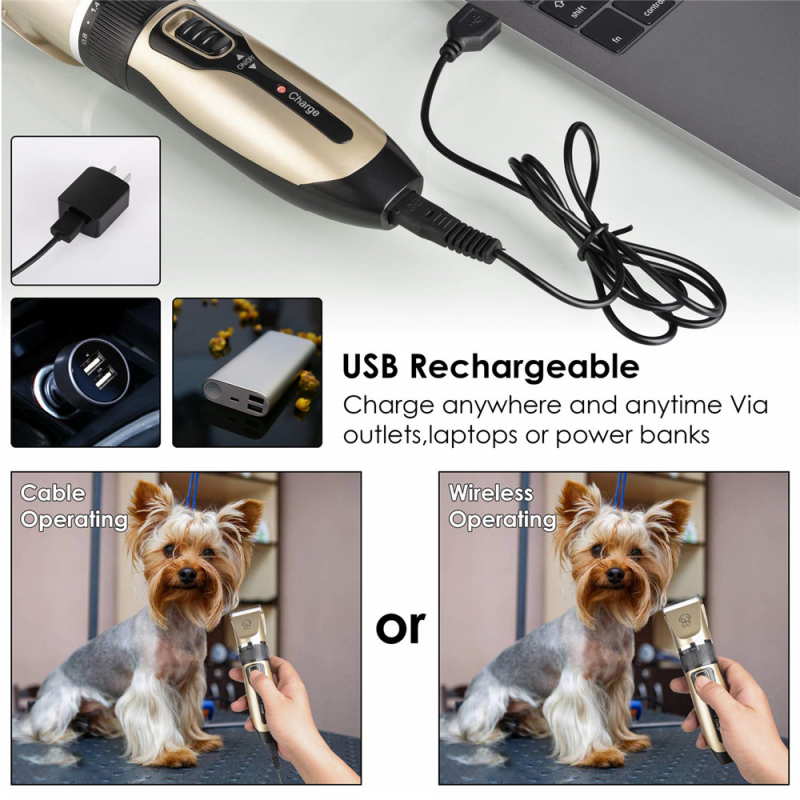 8-in-1 Pet Clipper Set