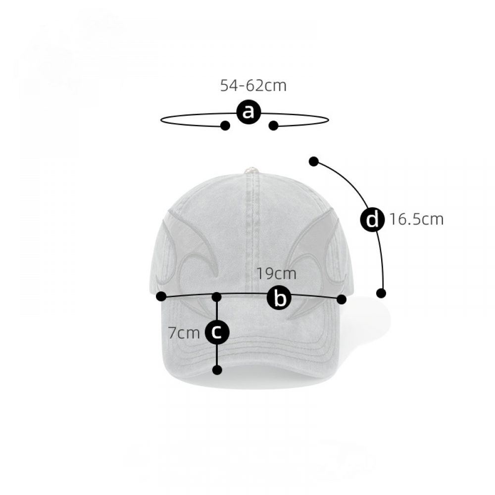 Korean Vintage Classic Baseball Cap Cotton Embroidery Plain Streetwear Black for Men Women Travel Outdoor Fashion