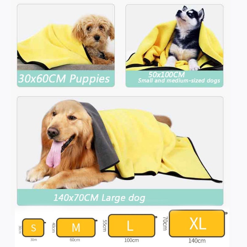 Quick-drying Pet Towels