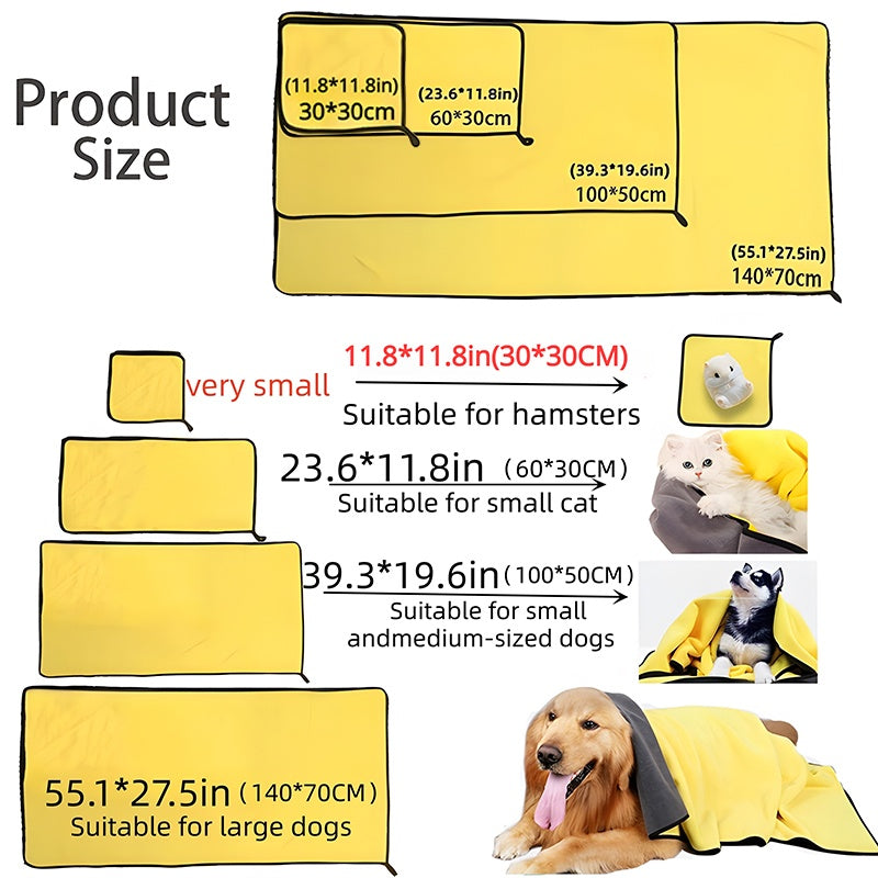 Quick-drying Pet Towels