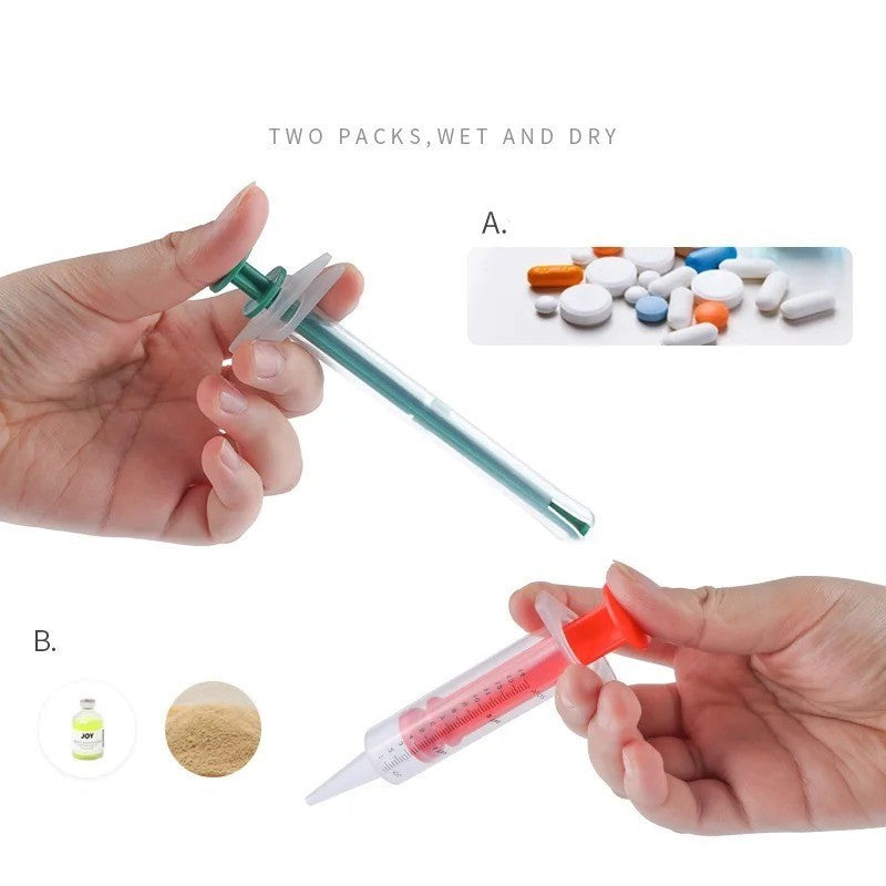 2pcs Pet Medicine Feeder Set