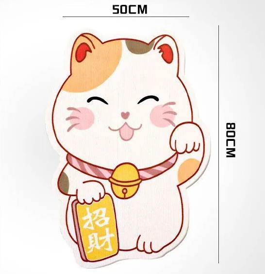 Cartoon Cat Scratching Board
