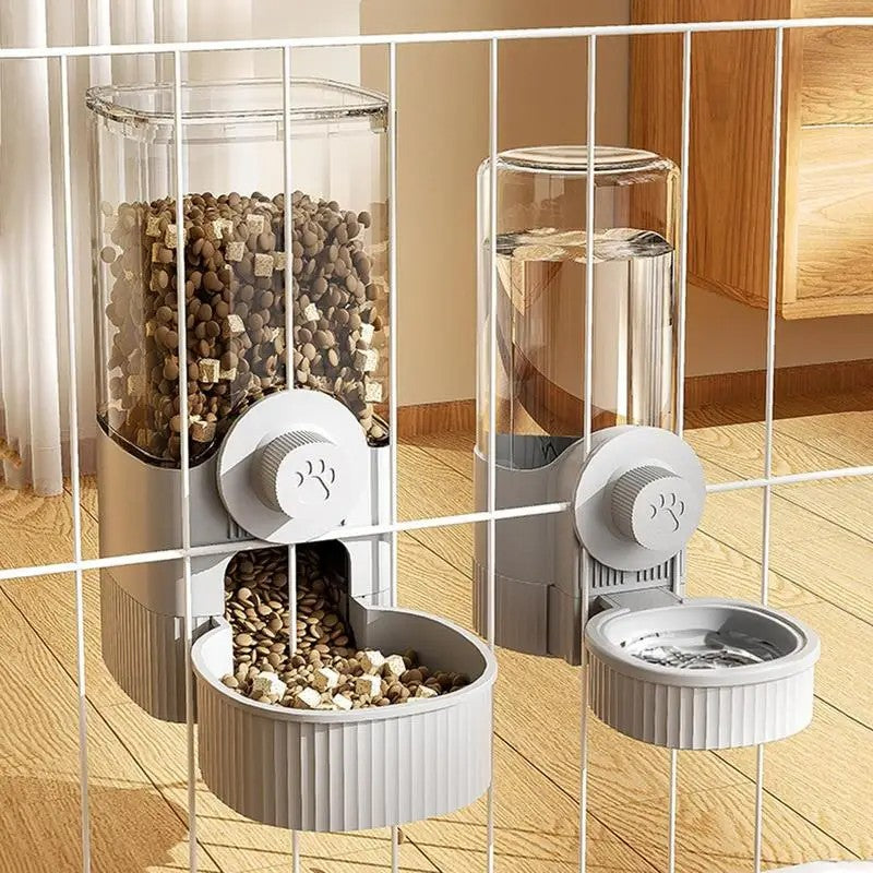 Pet Food Bowl Can Hang Stationary
