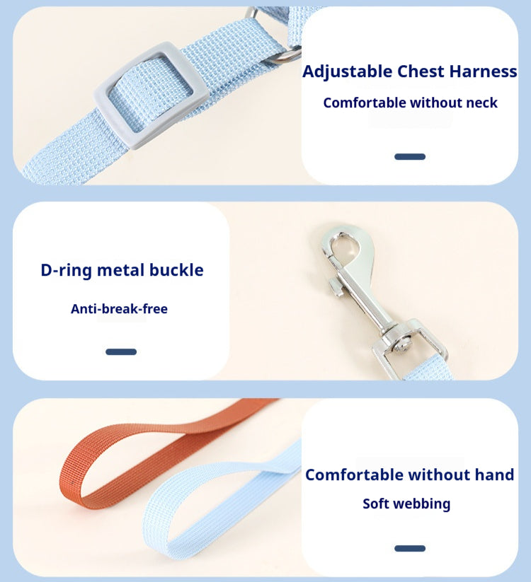 Floral Vest Harness & Leash