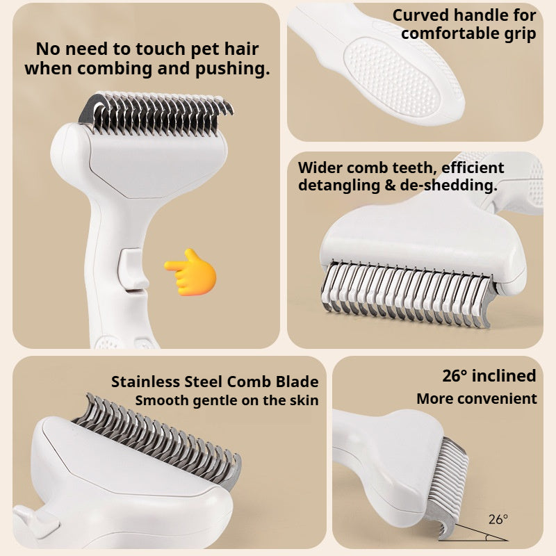 Pet Brush One Touch Hair Removal