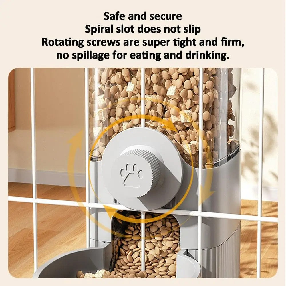 Pet Food Bowl Can Hang Stationary
