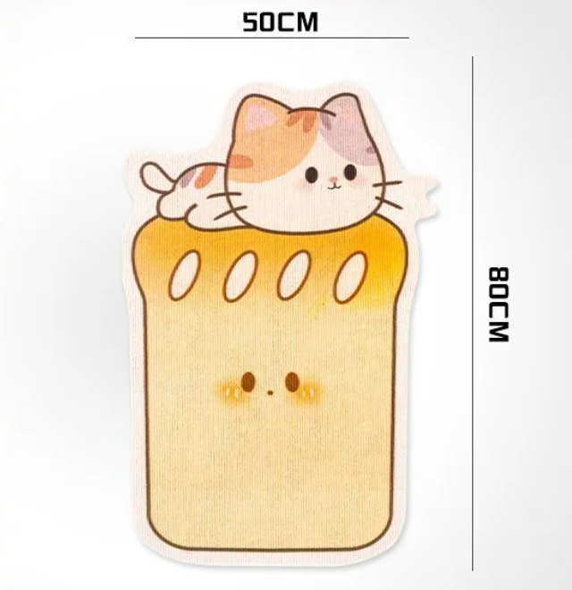 Cartoon Cat Scratching Board