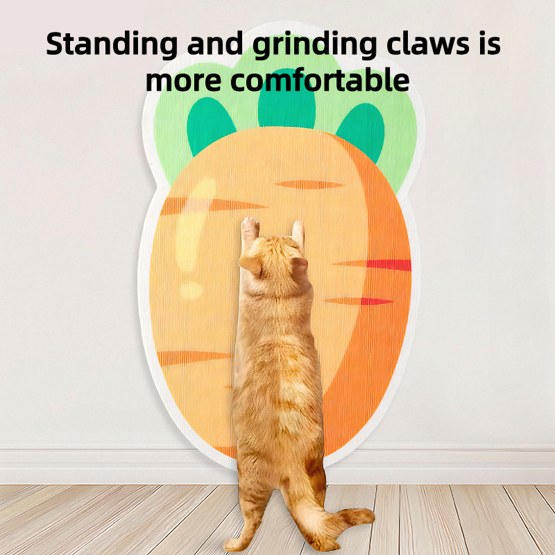 Cartoon Cat Scratching Board