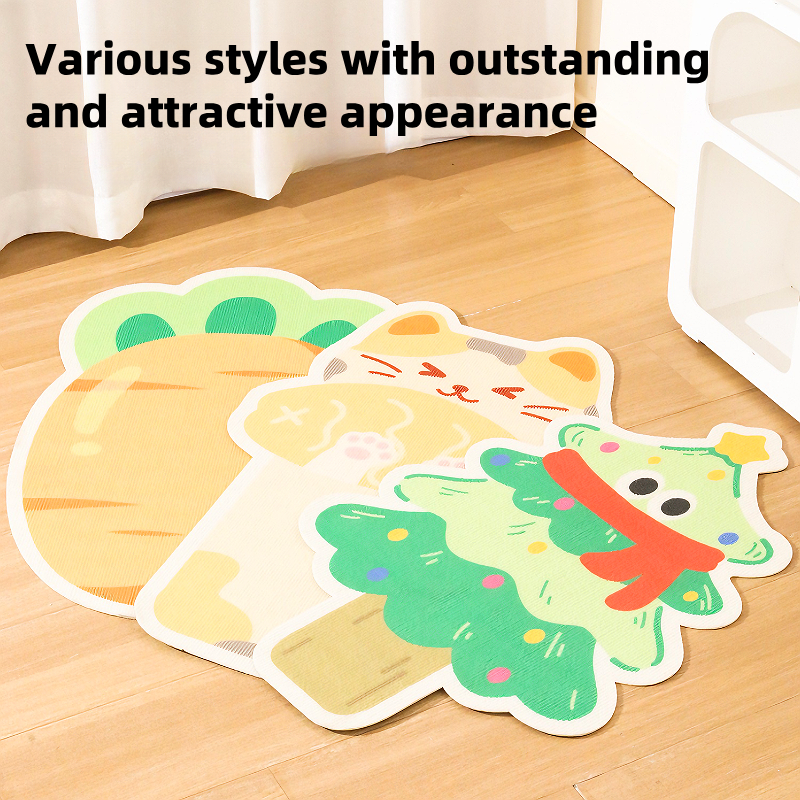 Cartoon Cat Scratching Board