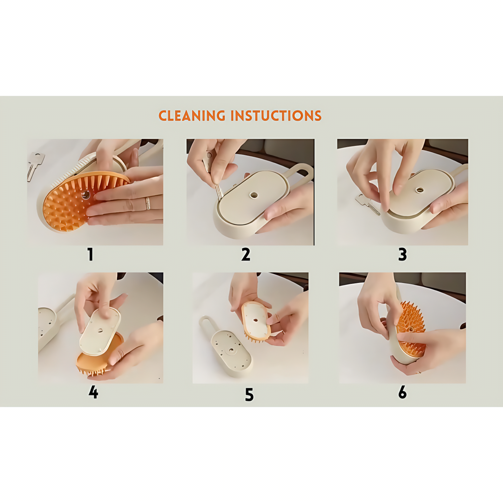 3 In 1 Steamy Cat Brush
