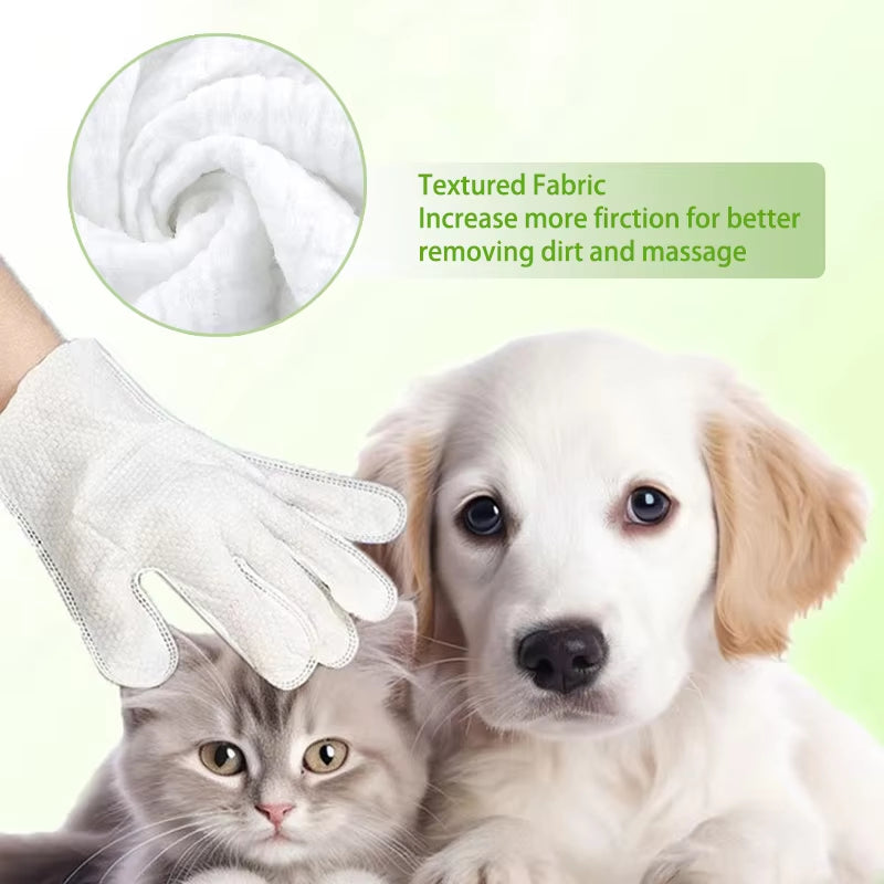 Pet Grooming Gloves 6pcs/Pack