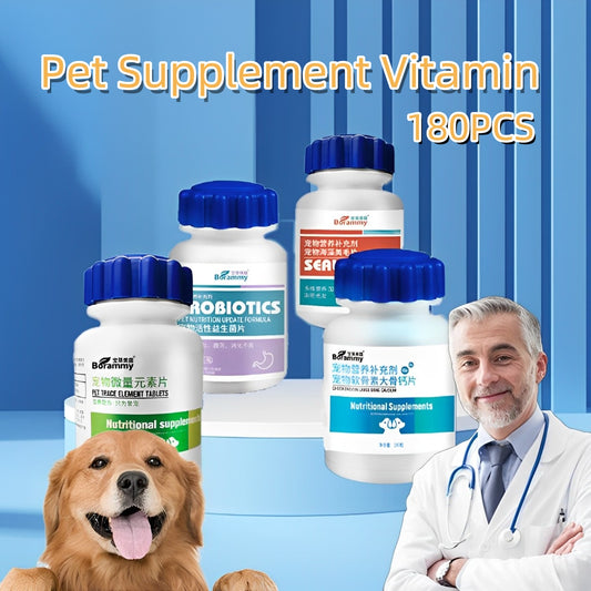 [180PCS]Pet Supplement Vitamin Probiotics