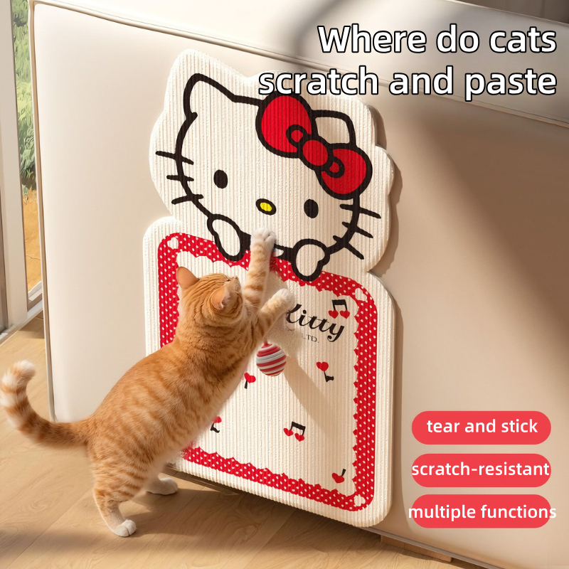 Wall-Mounted Cat Scratcher