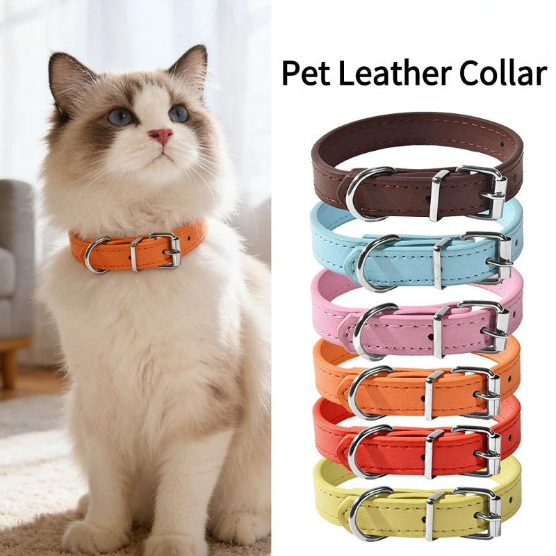 Pet PU Leather Collar