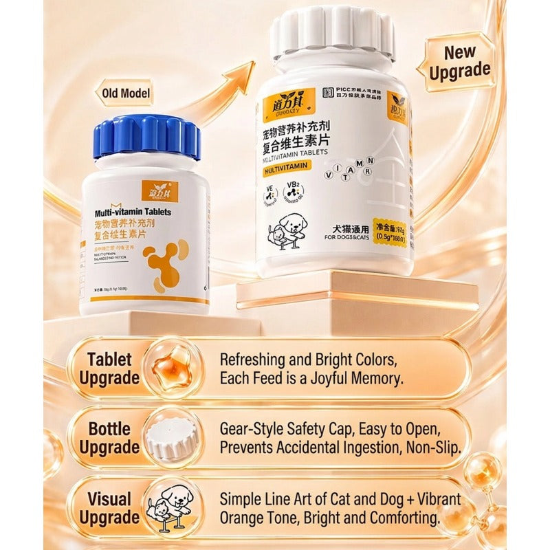 [180PCS]Pet Supplement Vitamin Probiotics