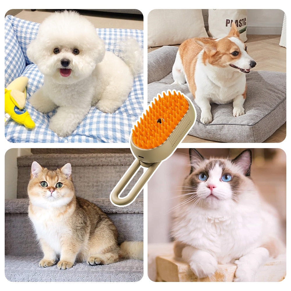 3 In 1 Steamy Cat Brush