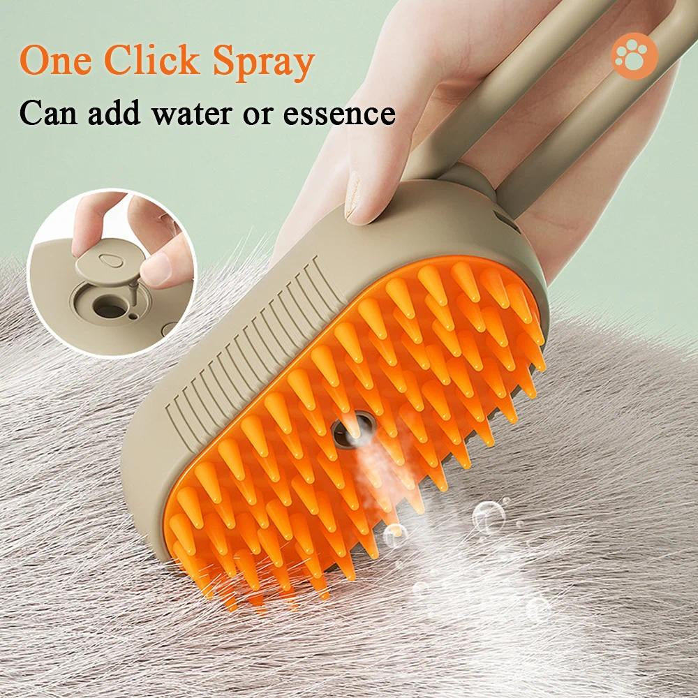 3 In 1 Steamy Cat Brush