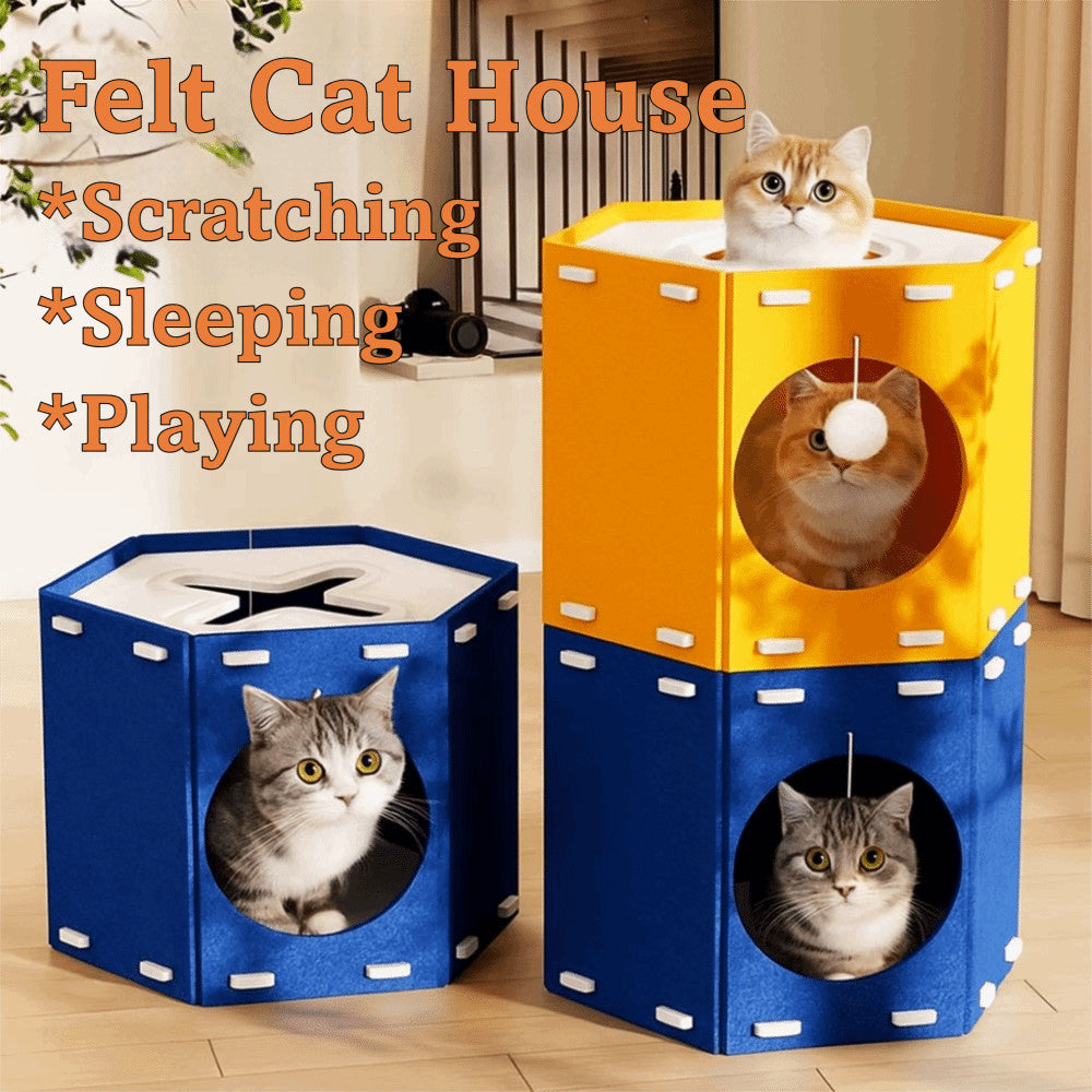 Hexagon Cat House
