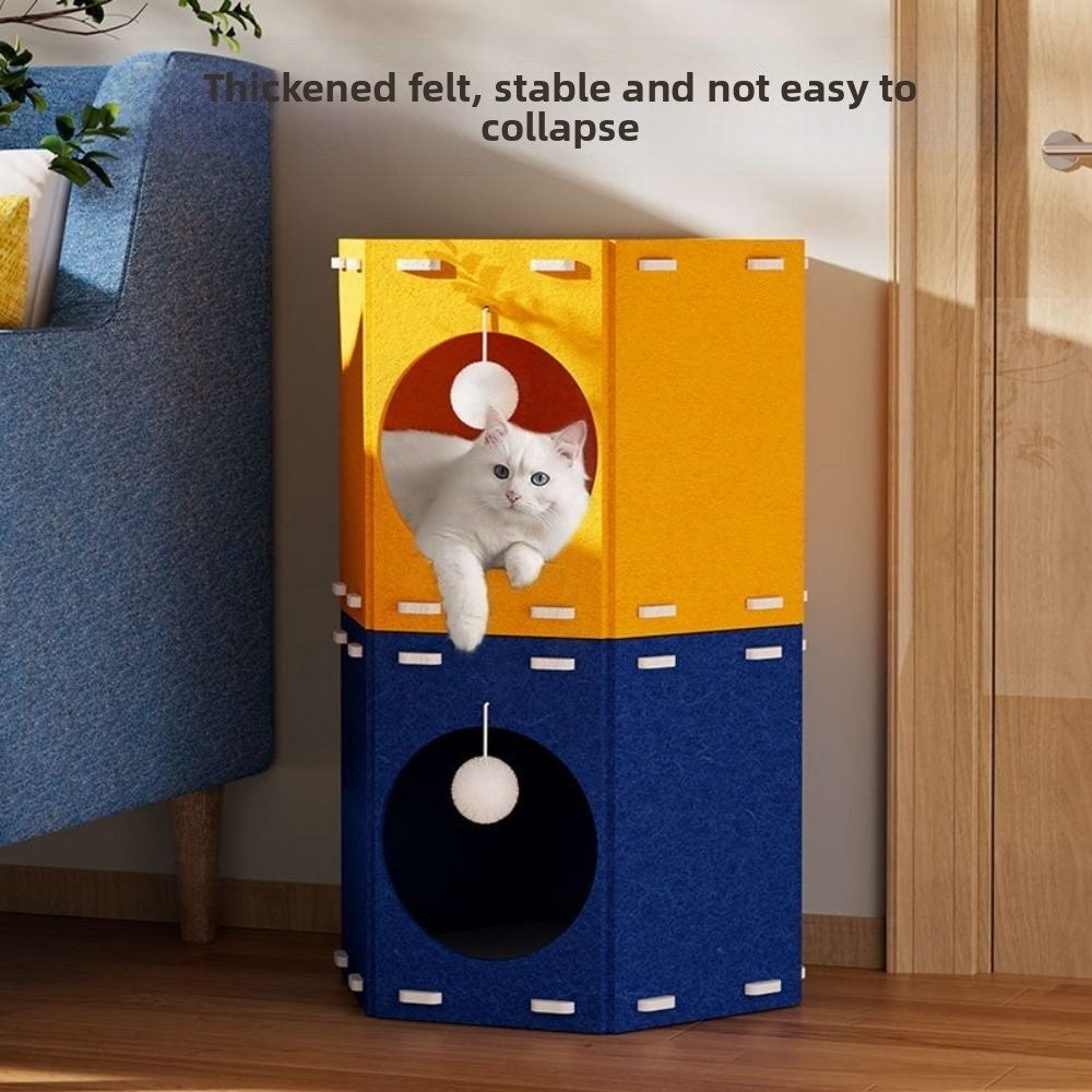Hexagon Cat House