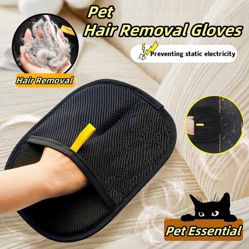 Pet Electrostatic Dehairing Glove Brush