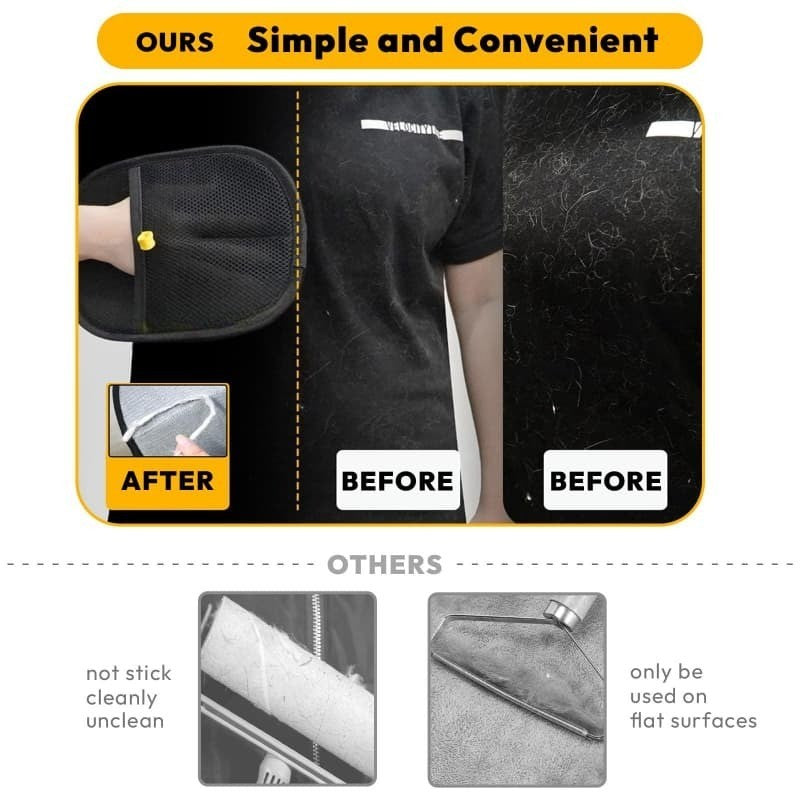 Pet Electrostatic Dehairing Glove Brush