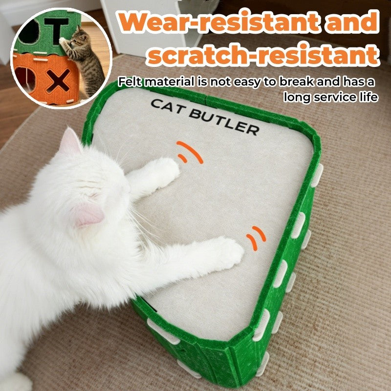 2 in 1 Stackable Felt Cat House