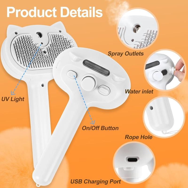 Pet Antibacterial Spray Comb