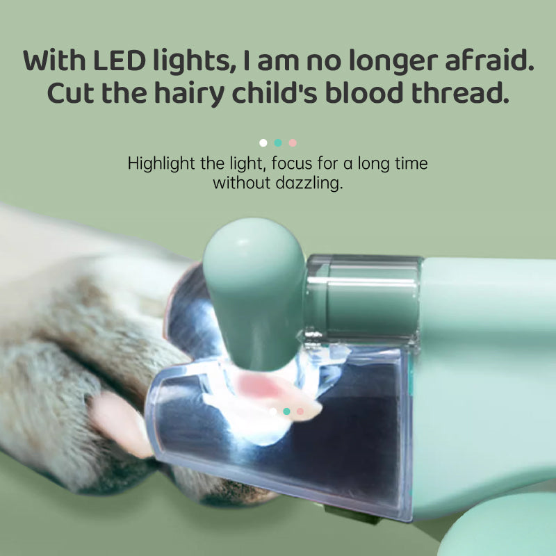 Pet Nail Clippers with LED